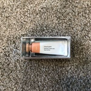 Glossier Cloud Paint in Dusk with bag and sticker